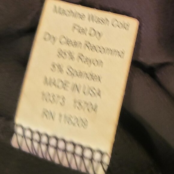 Velvet Tech Small Black midi dress with ruffled straps NWT Size Small - Picture 8 of 8